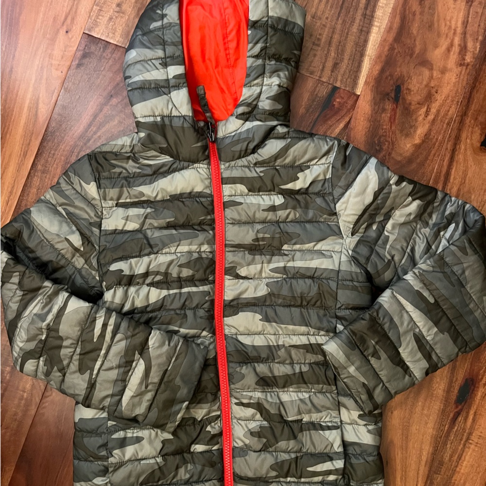 Lands End insulated hooded jacket